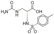 β-Ureido-D-α-tosylaminopropionic Acid,,结构式
