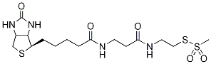 N-Biotinyl Propionylaminoethyl Methanethiosulfate Structure
