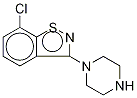 7-Chloro-3-(piperazin-1-yl)benzol[d]isothiazole-d8 Structure