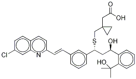 21(R)-Hydroxy Montelukast-d6 Structure