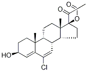 Chlormadinol Acetate-d7 Struktur