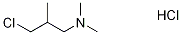 3-DiMethylaMino-2-Methylpropyl-d6 Chloride Hydrochloride Structure