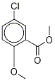 5-Chloro-2-Methoxy-benzoic Acid Methyl Ester-13C2,d6 Structure