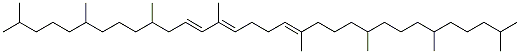 2,6,10,14,19,23,27,31-OctaMethyldotriaconta-12E,14(E/Z),18(E/Z)-triene
(Mixture of DiastereoMers) Structure