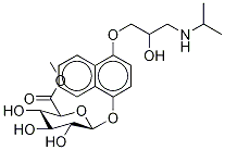 4-Hydroxy Propranolol β-D-Glucuronide Methyl Ester (Mixture of DiastereoMers)|