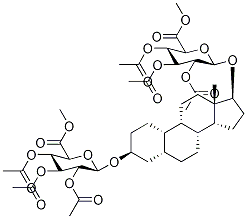 5α-Estrane-3β,17α-diol Bis(tri-O-acetyl-β-D-glucuronide Methyl Ester), , 结构式
