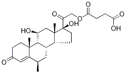 6α-Methyl Hydrocortisone 21-HeMisuccinate-d4 (Major) Structure