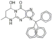 N-Trityl-4,6,7,8-tetrahydro-8-hydroxy-6-MethylpyriMido[1,2-a]purin-10(3H)-one Structure