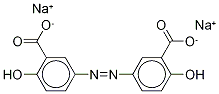 Olsalazine-13C12 SodiuM Salt 结构式