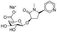 trans-3'-Hydroxy Cotinine-O-(4-deoxy-4,5-didehydro)-β-D-glucuronide SodiuM Salt Struktur