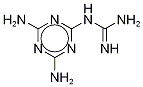 GuanylMelaMine-13C4 化学構造式