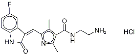 N,N-Didesethyl Sunitinib-d4 Hydrochloride, 1346606-30-1, 结构式