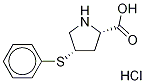 (4S)-4-(Phenylthio)-L-proline-d5 Hydrochloride Structure