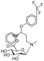 Fluoxetine N-β-D-Glucuronide SodiuM Salt,,结构式