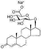 Testosterone-d3 β-D-Glucuronide MonosodiuM Salt,,结构式
