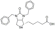 N,N-Dibenzyl rac Selenobiotin Structure