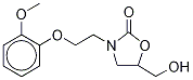 5-(Hydroxymethyl)-3-[2-(2-methoxyphenoxy)ethyl]-2-oxazolidinone Structure