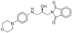 4-[((2R)-Hydroxy-3-phthalimido)propylamine]phenyl-3-morpholine