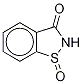 Benzoisothiazol-3-one-13C6 1-Oxide Structure