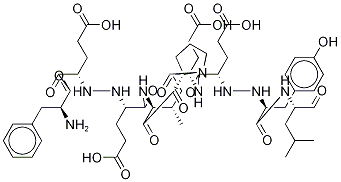 Bivalirudin 12-20 Fragment Trifluoroacetic Acid Salt (Impurity) Structure