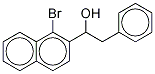 1-Bromo-α-benzyl-2-naphthalenemethanol-d7 Structure