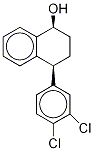 cis (1S,4S)-4-(3,4-Dichlorophenyl)-1,2,3,4-tetrahydro-naphthalen-1-ol-D4,1217717-42-4,结构式