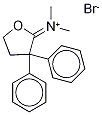 Dimethyl-D6-(tetrahydro-3,3-diphenyl-2-furylidene)ammonium Bromide 化学構造式
