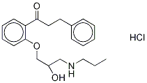 Propafenone-D5 Hydrochloride Structure