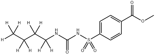 4-Carboxytolbutamide-d9 Methyl Ester 化学構造式