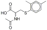 N-Acetyl-S-(2,4-dimethylbenzene)cysteine-d3
(R/S Mixture) Structure