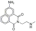 N'-Desmethyl Amonafide-d5,,结构式