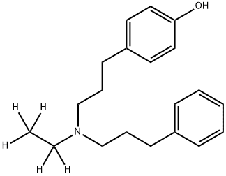 4-羟基阿尔维林-D5 结构式