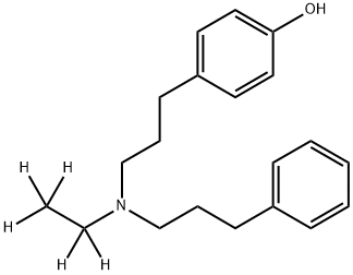 4-Hydroxy Alverine-d5 Structure