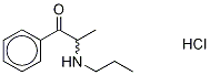 2-(Propylamino)propiophenone-d7 Hydrochloride Structure