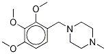 N-Methyl Trimetazidine-d8 Dihydrochloride Struktur