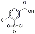 4-Chloro-3-(chlorosulfonyl)benzoic Acid-13C6 Struktur
