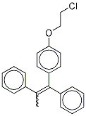 (E/Z)-1-[4-(2-Chloroethoxyphenyl]-1,2-diphenyl-1-butene Structure