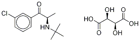 (R)-Bupropion D-Tartaric Acid Salt Struktur
