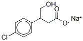 3-(4-Chlorophenyl-d4)-4-hydroxybutyric Acid SodiuM Salt Structure