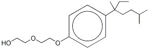 4-(3',6'-DiMethyl-3'-heptyl)phenol diethoxylate-13C6 结构式