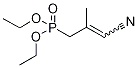 4-(Diethylphosphono)-3-Methyl-2-butenenitrile-13C2, E/Z Mixture,1331637-92-3,结构式
