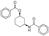 rac-cis-[3-Benzoyloxycyclohexyl]benzaMide Struktur