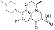 (R)-Ofloxacin-d3,,结构式