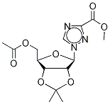  2',3'-O-Isopropylidene-1-α/β-D-ribofuranosyl-1,2,4-triazole-3-carboxylic Acid Methyl Ester 5'-O-Acetate