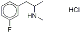 3-Fluoro MethaMphetaMine Hydrochloride 结构式