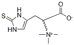 DL-Ergothioneine-13C,15N2 化学構造式