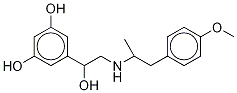 Methoxy Fenoterol-d6 化学構造式