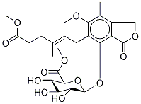 Mycophenolic Acid-d3 Methyl Ester 6-(Methyl β-D-Glucuronate) Structure