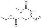 N-Methoxycarbonyl Vigabatrin Ethyl Ester 化学構造式