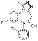 TriazolaM-d3 N-Oxide Struktur